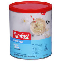 SlimFast Original Meal Replacement Shake Mix, French Vanilla, 12.83 Ounce