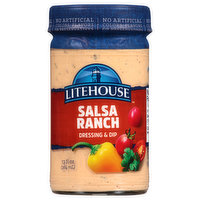Litehouse Dressing & Dip, Salsa Ranch, 13 Fluid ounce