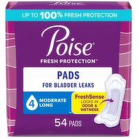 Poise Pads, Moderate, Long