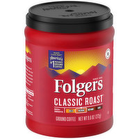 Folgers Coffee, Classic Roast, 9.6 Ounce