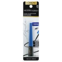 L'Oreal Telescopic Liquid Eyeliner, Waterproof, Black 800, 0.06 Ounce