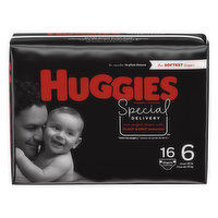 Huggies Special Delivery Diapers, Size 6 (Over 35 lb), 16 Each