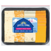 Crystal Farms Dairy Co Cheese, Variety Pack, Tray, 32 Each