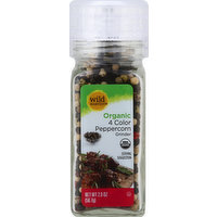 Wild Harvest Peppercorn Grinder, Organic, 4 Color, 2 Ounce