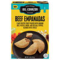 Del Corazón Beef Empanadas, 7.5 Ounce