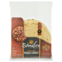 Stonefire Pizza Crust, Artisan Thin, 4 Each