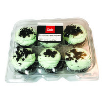 Cub Bakery Mint Cupcakes, 6 Each