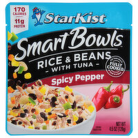 StarKist Smart Bowls Rice & Beans, Spicy Pepper, 4.5 Ounce