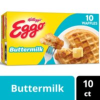 Eggo Frozen Waffles, Buttermilk, 12.3 Ounce