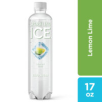 Sparkling Ice Sparkling Water, Zero Sugar, Lemon Lime, 17 Fluid ounce