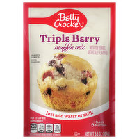 Betty Crocker Muffin Mix, Triple Berry, 6.5 Ounce