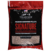 Traeger Hardwood Pellets, Premium, Signature Blend, 20 Pound