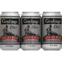 Gosling's Ginger Beer, Diet, 6 Each