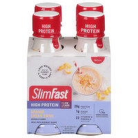 SlimFast High Protein Meal Replacement Shake, High Protein, Orange Cream Swirl, 4 Each