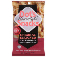 Dot's Homestyle Snacks Chicharrones, Original Seasoned, Crispy, 4 Ounce