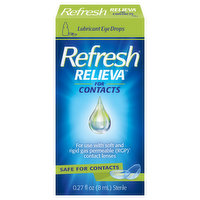 Refresh Relieva Eye Drops, Lubricant, for Contacts, 0.27 Fluid ounce