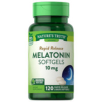 Nature's Truth Melatonin, Rapid Release, 10 mg, Softgels, 120 Each