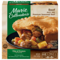 Marie Callender's Beef Pot Pie, Frozen Meal, 15 Ounce