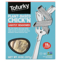 Tofurky Chick'n, Plant-Based, Lightly Seasoned, 8 Ounce