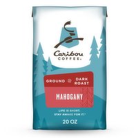 Caribou Coffee Mahogany Blend Dark Roast Coffee , 20 Ounce