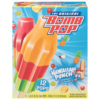 Bomb Pop Pops, Hawaiian Punch, 12 Each