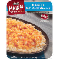 Main St Bistro Macaroni, Four Cheese, Baked, 20 Ounce