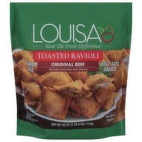 Louisa Toasted Ravioli, Original Beef, Family Size, 40 Ounce