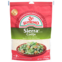 Supremo Grated Cheese, Natural, Sierra Brand Cotija, 7.06 Ounce