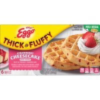 Eggo Frozen Waffles, Strawberry Cheesecake, 11.6 Ounce