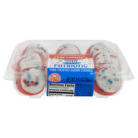 Lofthouse Sugar Cookies, Frosted, Mini, Patriotic, 9.4 Ounce