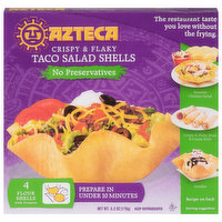 Azteca Taco Salad Shells, 4 Each