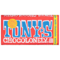 Tony's Chocolonely Milk Chocolate, 6.35 Ounce