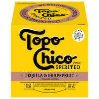 Topo Chico Cocktail, Tequila & Grapefruit, 4 Each