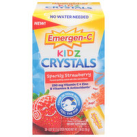 Emergen-C Kidz Vitamin C, 250 mg, Crystals, Sparkly Strawberry, 28 Each