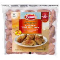 Tyson Chicken Wing Sections, All Natural, 40 Ounce