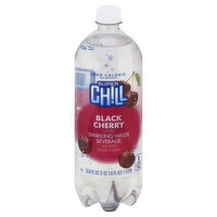 Super Chill Sparking Water Beverage, Black Cherry Flavored