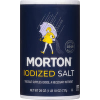 Morton Iodized Salt, 26 Ounce