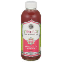 GT's Synergy Kombucha, Raw, Watermelon Wonder, 16 Fluid ounce