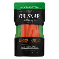 Oh Snap! Carrot Cuties Carrot Sticks, Pickled, Carrot Cuties, 2.25 Ounce