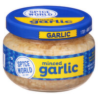 Spice World Garlic, Minced, 4.5 Ounce