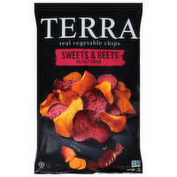 Terra Vegetable Chips, Real, Sweet & Beet, 6 Ounce