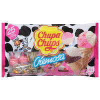 Chupa Chups Lollipops, Cremosa, 25 Each