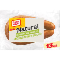 Oscar Mayer Selects Hardwood Smoked Uncured Turkey Sausage, 13 Ounce