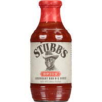 Stubb's Spicy Barbecue Sauce, 18 Ounce