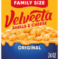 Velveeta Shells & Cheese Original Shell Pasta & Cheese Sauce Value Size Meal, 24 Ounce