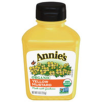 Annie's Mustard, Organic, Yellow, 9 Ounce