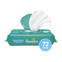 Pampers Baby Clean Baby Clean Wipes Baby Fresh Scented 1X Pop-Top, 72 Each