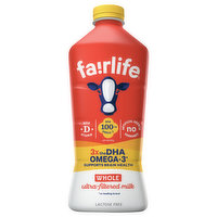 Fairlife Milk, Whole, Ultra-Filtered, 52 Fluid ounce