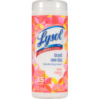 Lysol Disinfecting Wipes, Mango & Hibiscus Scent, 35 Each