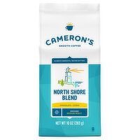 Cameron's Smooth Coffee, Ground, Medium Roast, North Shore Blend, 10 Ounce